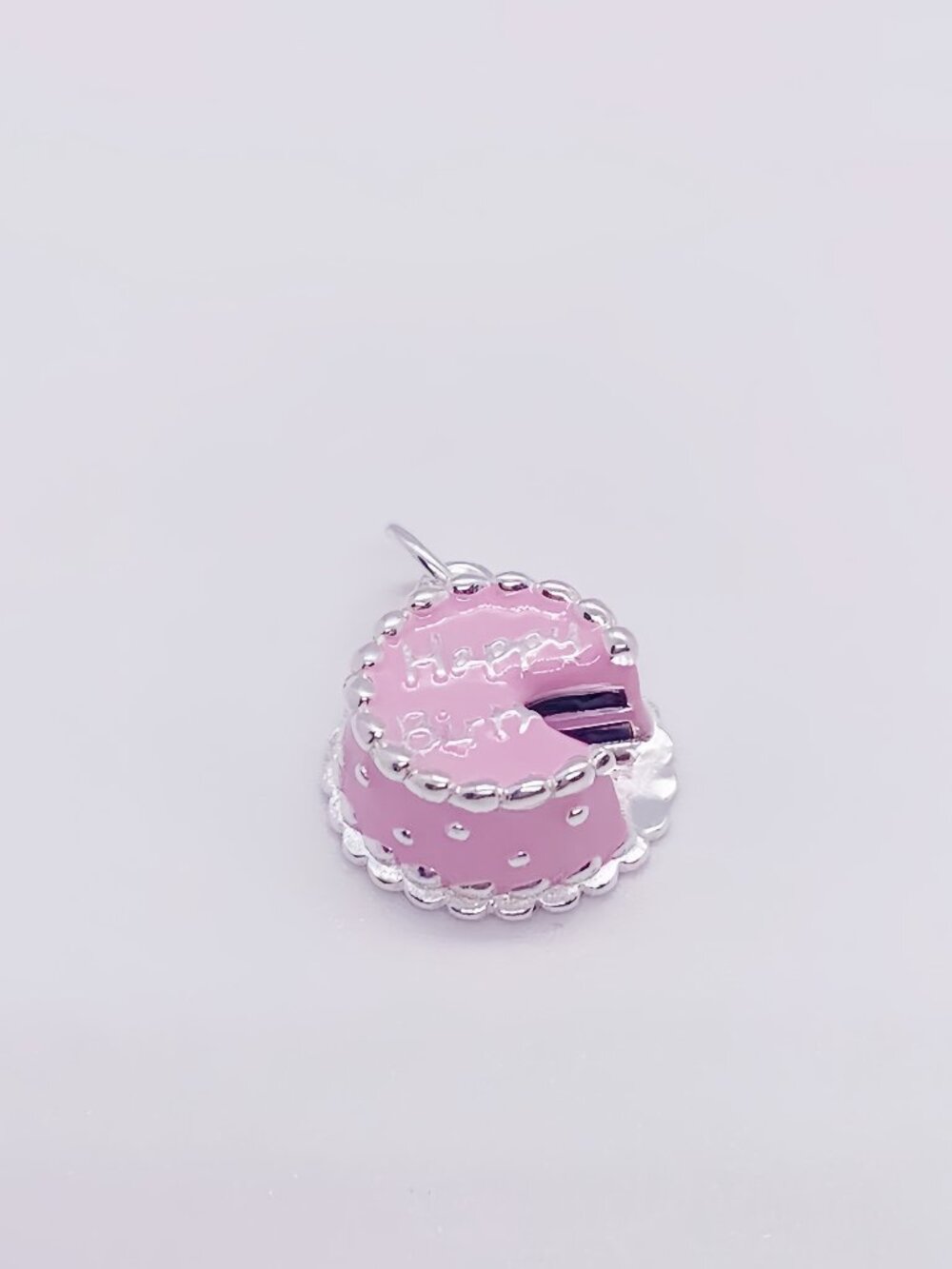 Enamel Birthday Cake Charm